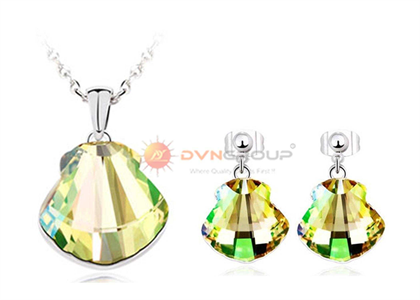 Rhodium Plated | Gemstone Pendant Sets